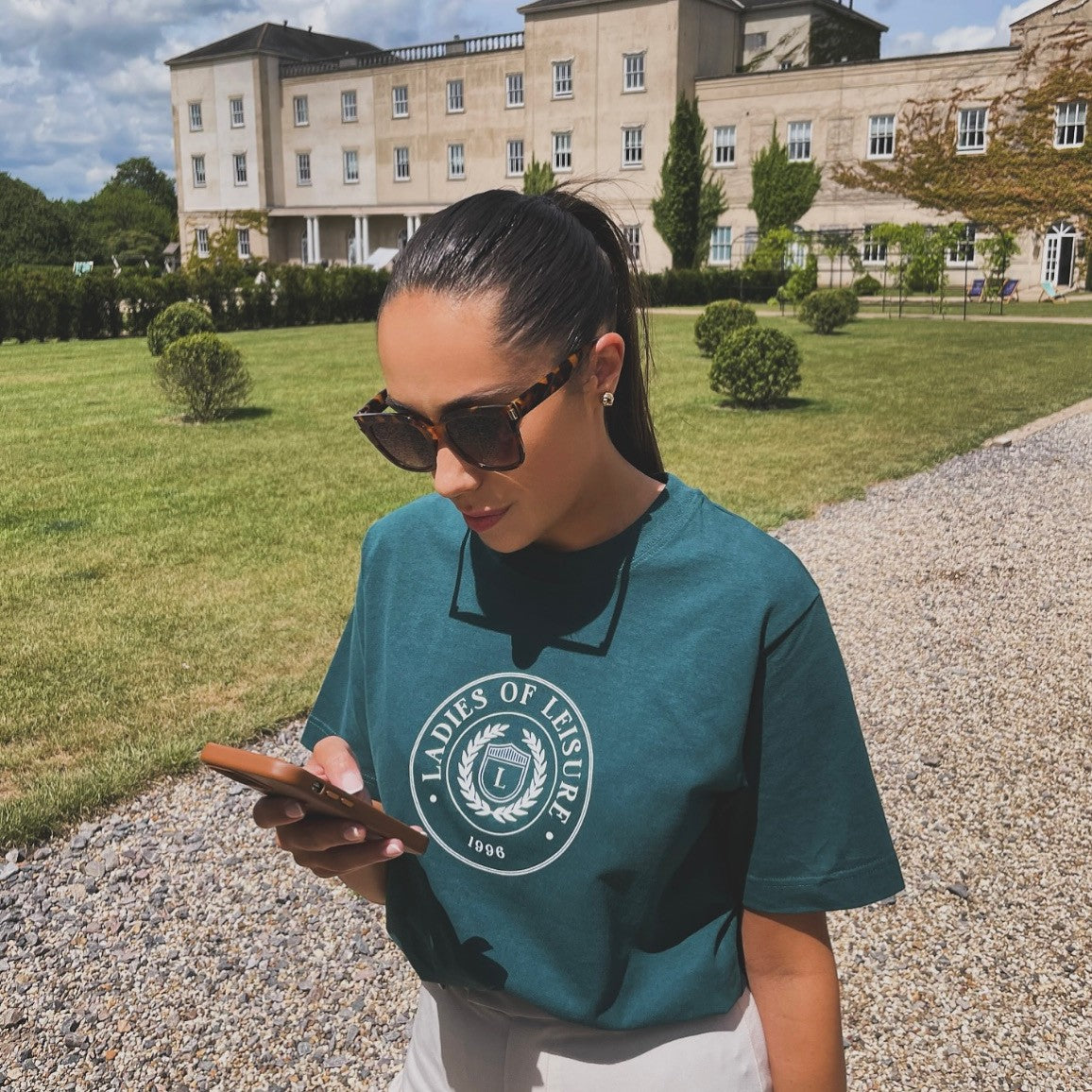 Classic Ladies Of Leisure Oversized T-Shirt / Glazed Green