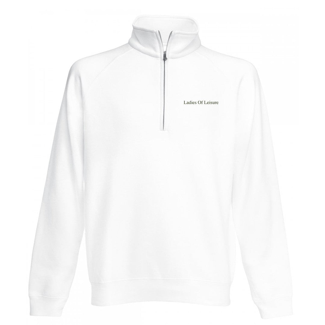 Classic Ladies Of Leisure Quarter Zip / White