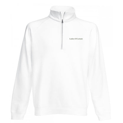 Classic Ladies Of Leisure Quarter Zip / White